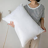 Подушка "WHITE COMFORT" 70*70 см (850г) (microfiber чохол не стьоганий), фото 5