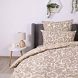 Комплект постільної білизни ТЕП "Soft dreams" полуторний (Beige and White, 70x70), фото 6