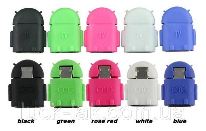 USB OTG адаптер перехідник для флешки Андроїд, фото 1