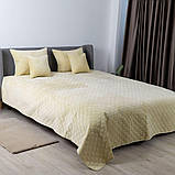 Покривало ТЕП "VELOUR" 150*210 см  (Бежевий/Ромб прямий), фото 7