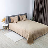Покривало ТЕП "VELOUR" 180*240 см 1шт  (Золотий беж/Ромб круглий), фото 7