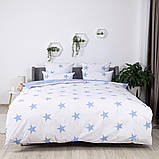 Комплект постільної білизни ТЕП "Soft dreams" сімейний (Morning Star Blue, 70x70), фото 3