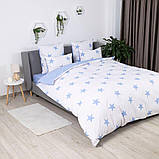 Комплект постільної білизни ТЕП "Soft dreams" сімейний (Morning Star Blue, 70x70), фото 4