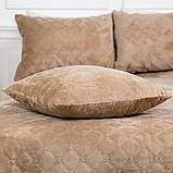 Подушка декоративна "VELURE" 50*70 см (650г) (Золотий беж), фото 5