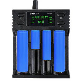 Зарядний пристрій для 4 акумуляторів Li-Ion/LiFePO4/Ni-Mh Liitokala Lii-S4 (8903)