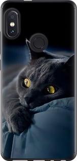 Чохол на Xiaomi Redmi Note 5 Pro Димчастий кіт "825u-1353-5939"
