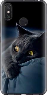 Чохол на Xiaomi Mi Max 3 Димчастий кіт "825u-1534-5939"