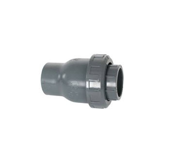 Зворотний клапан пружинний ПВХ Coraplax — D 90 мм