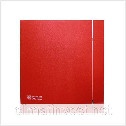 Soler & Palau SILENT-200 CZ RED DESIGN -4C (230V 50)