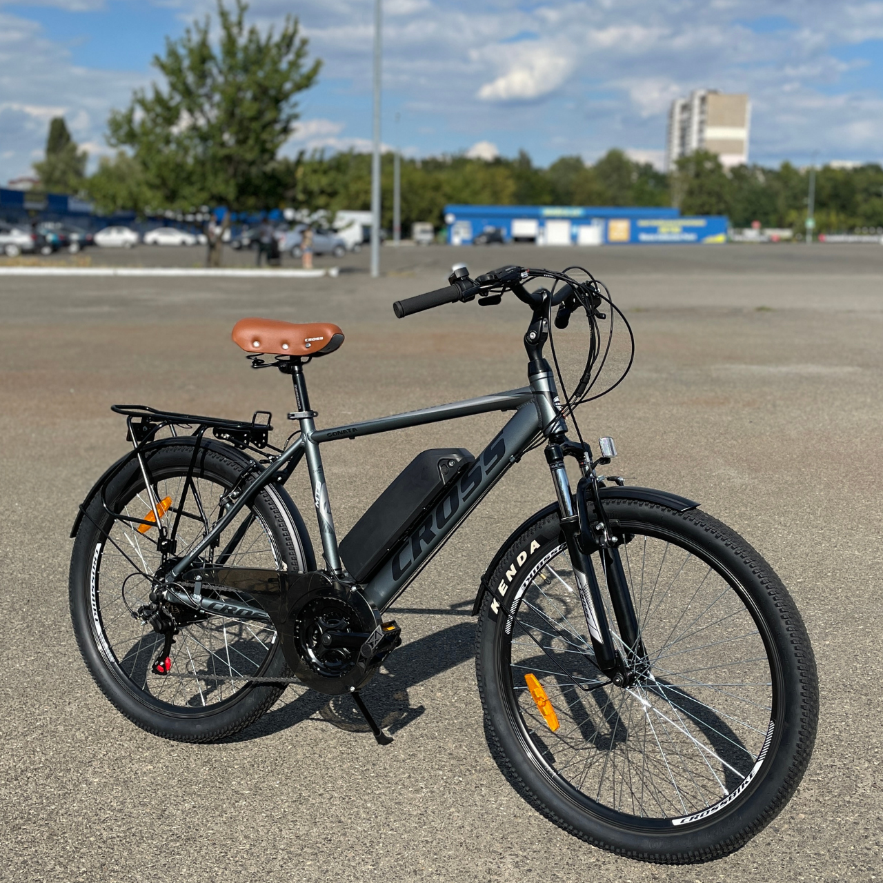 Електровелосипед E-Titan 26" Cross Sonata 48В/ Двигун Bofang 450Вт/ Акумулятор 12 Ah