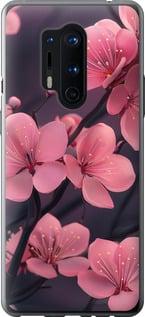 Чохол на OnePlus 8 Pro Пурпурова сакура "6075t-1896-5939"