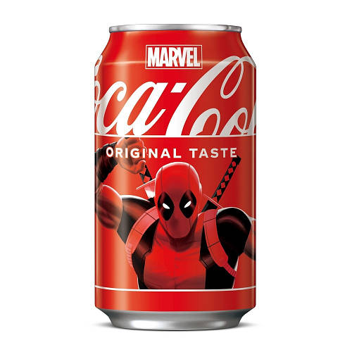 Газована вода Кока Кола Марвел Coca Cola Marvel Deadpool Дедпул 355мл ...