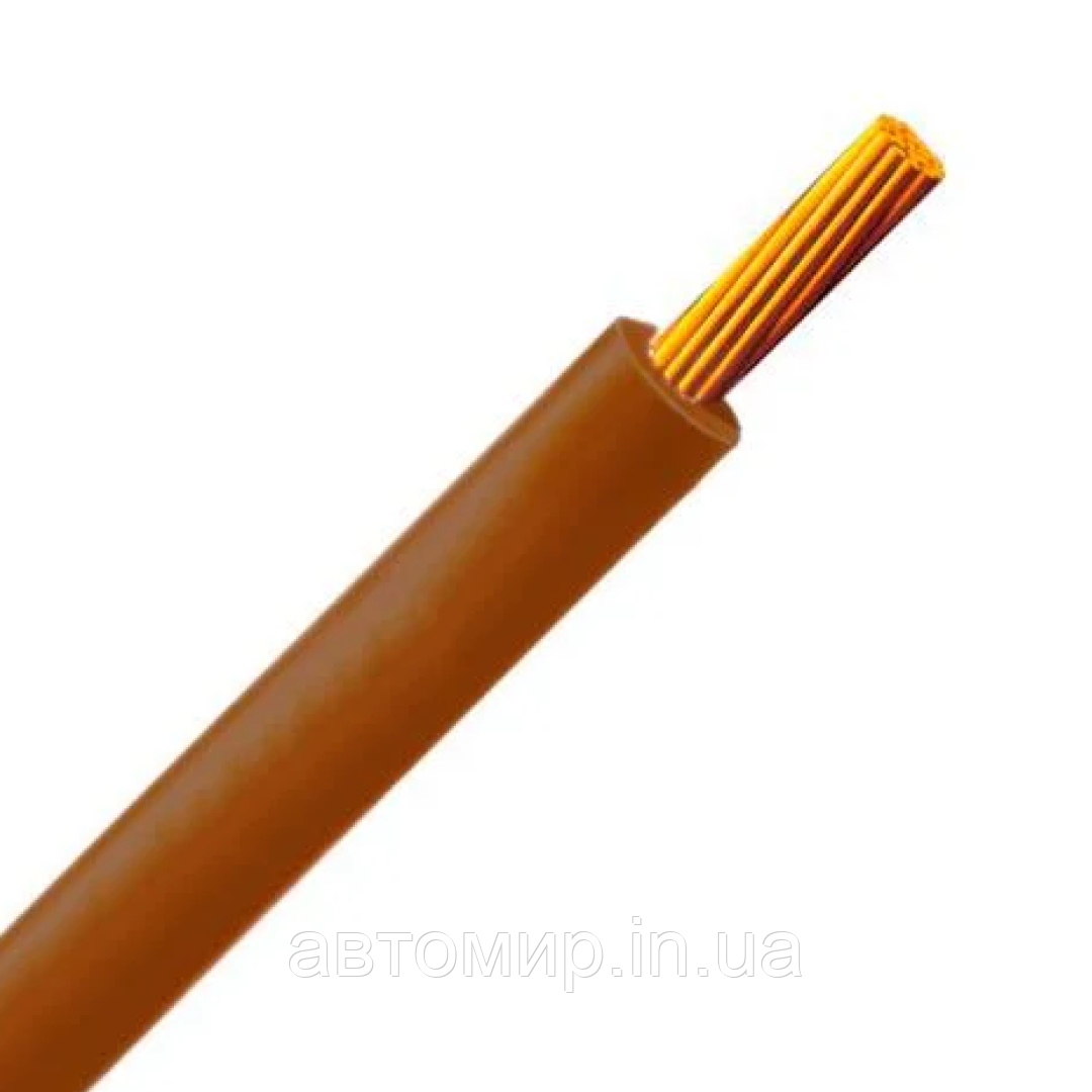 Автомобільний провід ПВ-5 1 одножильний 1.5 червоного кольору від 1 до 380V (5 метрів), фото 1