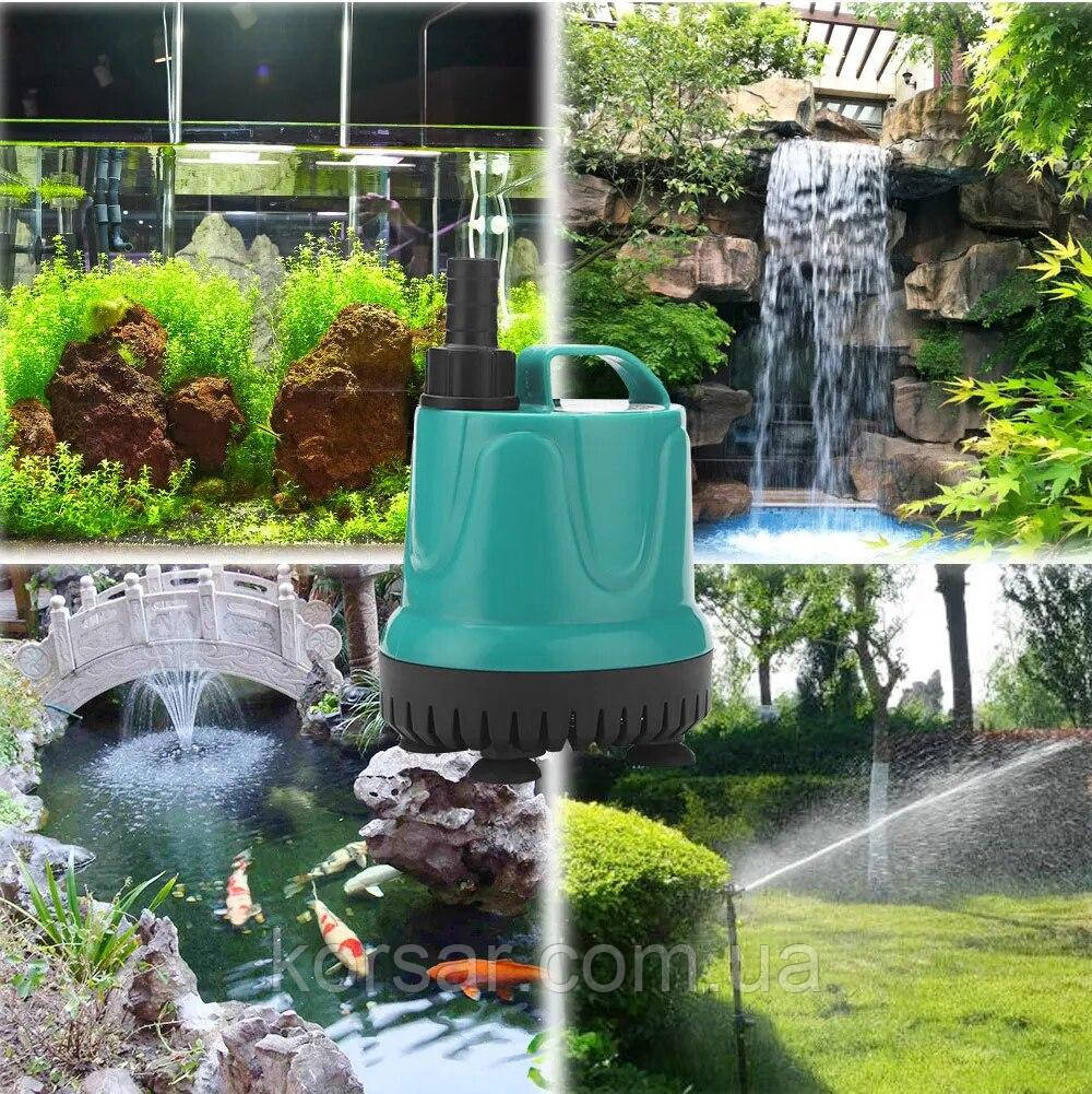 Заглибний насос для ставка, фонтана, водоспаду 25 W, 1000 літрів на годину, підйом 2,0 метра, "Seven Master" "EB-A1, фото 1