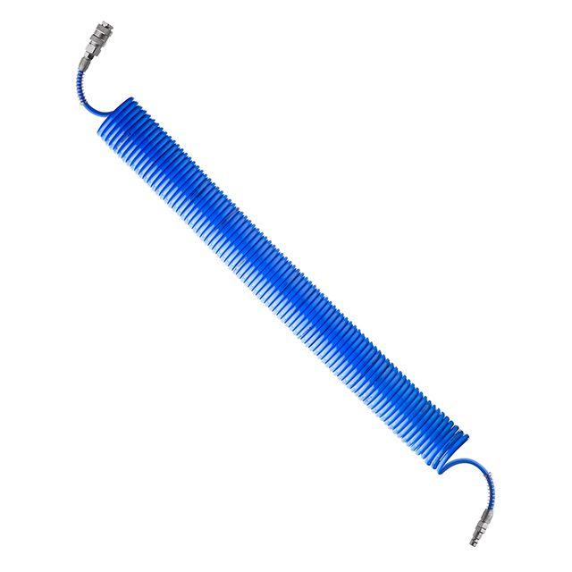 Шланг спіральний із швидкороз'ємним з'єднанням 5,5*8 мм, 20 м INTERTOOL PT-1709, фото 1