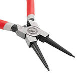 Щипці для зняття та встановлення стопорних кілець 150 мм, прямі на стиск INTERTOOL HT-7005, фото 3