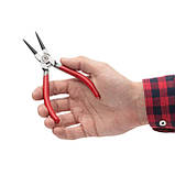 Щипці для зняття та встановлення стопорних кілець 150 мм, прямі на стиск INTERTOOL HT-7005, фото 5