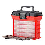 Органайзер багатофункціональний для метизів 11" 279*184*260 мм INTERTOOL BX-4020, фото 3