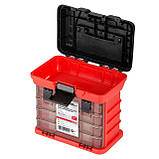Органайзер багатофункціональний для метизів 11" 279*184*260 мм INTERTOOL BX-4020, фото 6