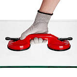 Тримач-присоска для скла подвійна INTERTOOL HT-7102, фото 5