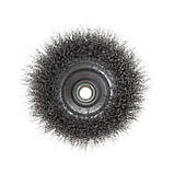 Щітка чашкова 125 мм, для КШМ, М14 (кручений дріт) INTERTOOL BT-1125, фото 3