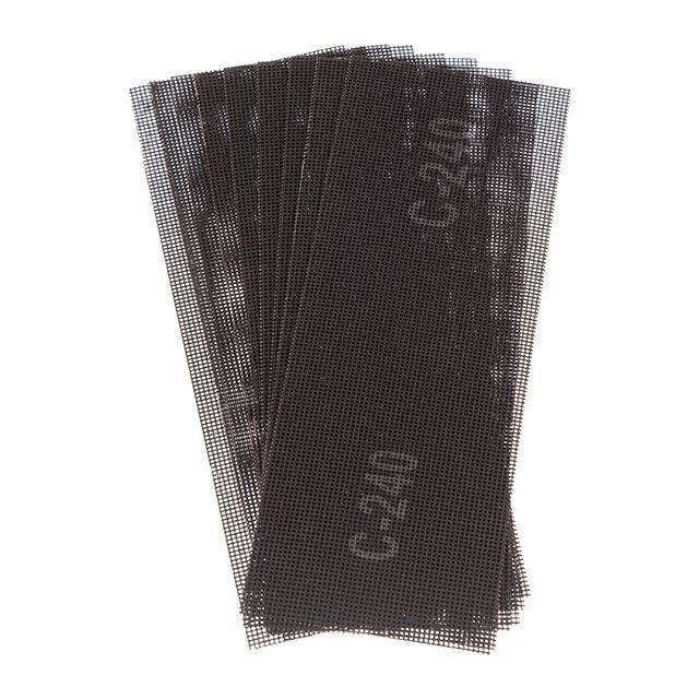 Сітка абразивна, 280*105 мм, К240, 10 шт INTERTOOL KT-6024, фото 1