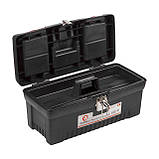 Ящик для інструментів з металевими замками 16", 396*216*164 мм INTERTOOL BX-1016, фото 2