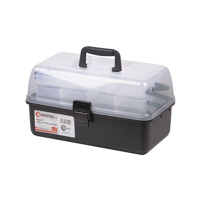 Ящик для інструментів 14.5" 365*215*200 мм INTERTOOL BX-6114, фото 1