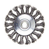 Щітка конусна 100 мм, для КШМ, М14 (пучки крученого дроту) INTERTOOL BT-4100, фото 2