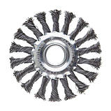 Щітка кільцева 115*22.2 мм (пучки крученого дроту) INTERTOOL BT-7115, фото 2