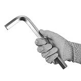 Ключ Г-подібний шестигранний 19 мм, 265*70 мм INTERTOOL HT-1869, фото 3