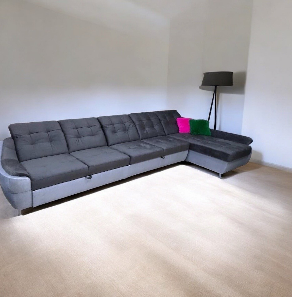 Диван кутовий Спейс (Техас) 2+2 Віко темно-сірий