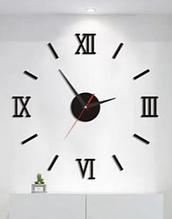 Настінні годинники 3d, 60-130 см ((римські + індекси)