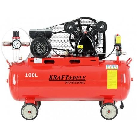 Компресори 100 л. 230 В Kraft&Dele KD1472 компресор повітряний