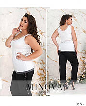 Неймовірна жіноча блузка, тканина "Стрейч-бавовна" 48, 50, 52, 54, 56, 58, 60 розмір 48 58