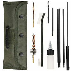 Набір для чищення зброї (автомату) Mil-Tec Калібр 5,45 — 5,56 AK/M16/AR/M4/FAMAS/G36 Sturm Мілтек (16171200)