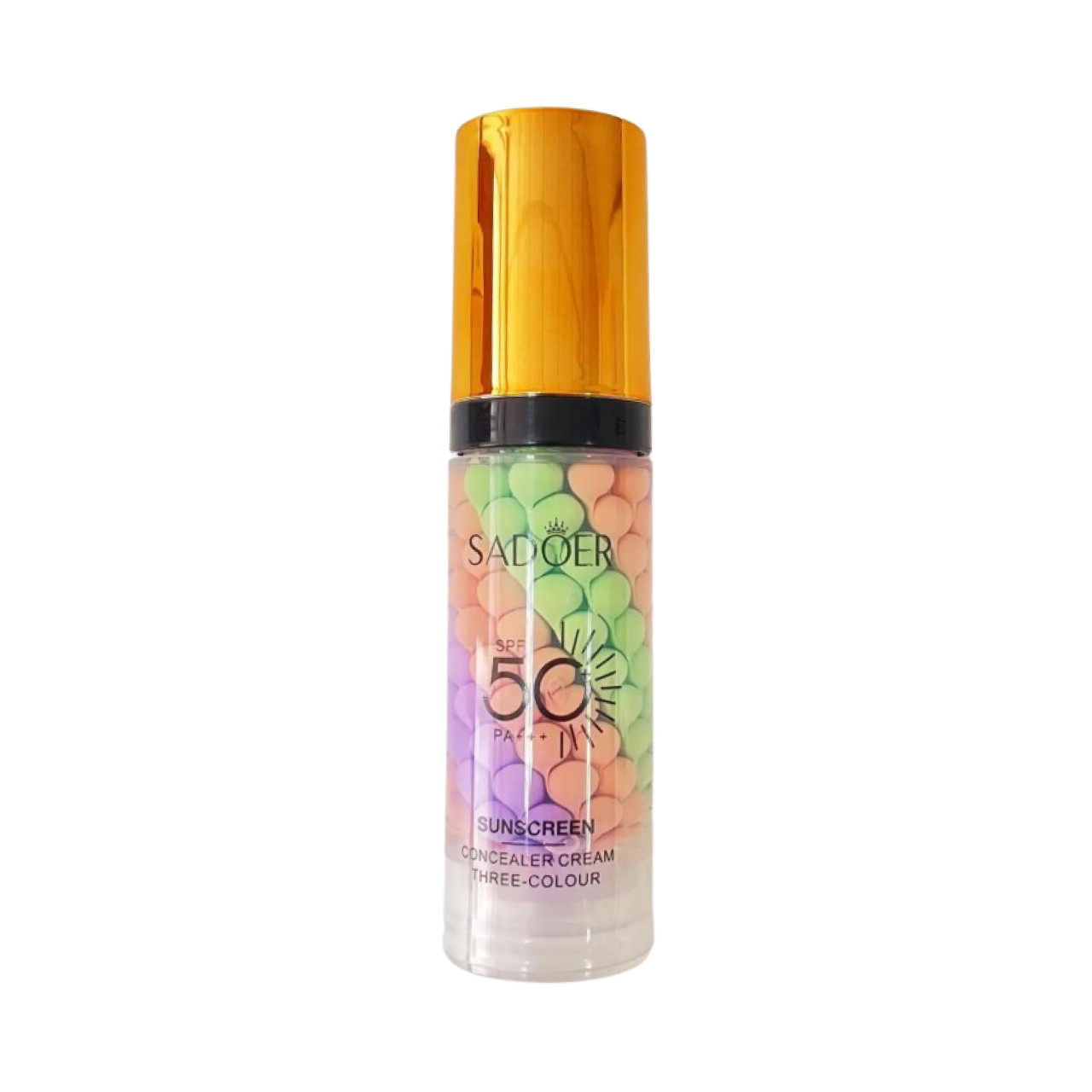 SADOER триколірна база під макіяж SPF50+/PA+++