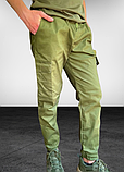 Тактичні штани джогери хакі, фото 7