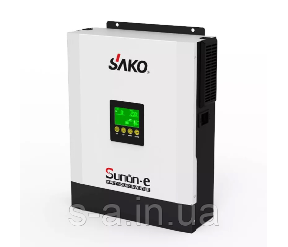 2,4кВт Гібридний інвертор 3000-24, 3000VA2400W, 24V, струм заряду 0-80A, 170-280V, MPPT (80А, 120-450 Vdc), фото 1