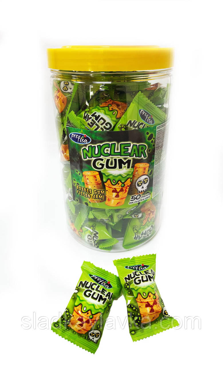 Жувальна гумка NUCLEAR BUBBLE GUM 50 шт (Profisa)