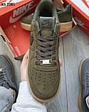 Кроссовки мужские  41 42Кросівки Nike Air Force Low Green Sand (зелені), фото 3