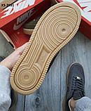 Кроссовки мужские  41 42Кросівки Nike Air Force Low Green Sand (зелені), фото 4