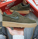 Кроссовки мужские  41 42Кросівки Nike Air Force Low Green Sand (зелені), фото 8