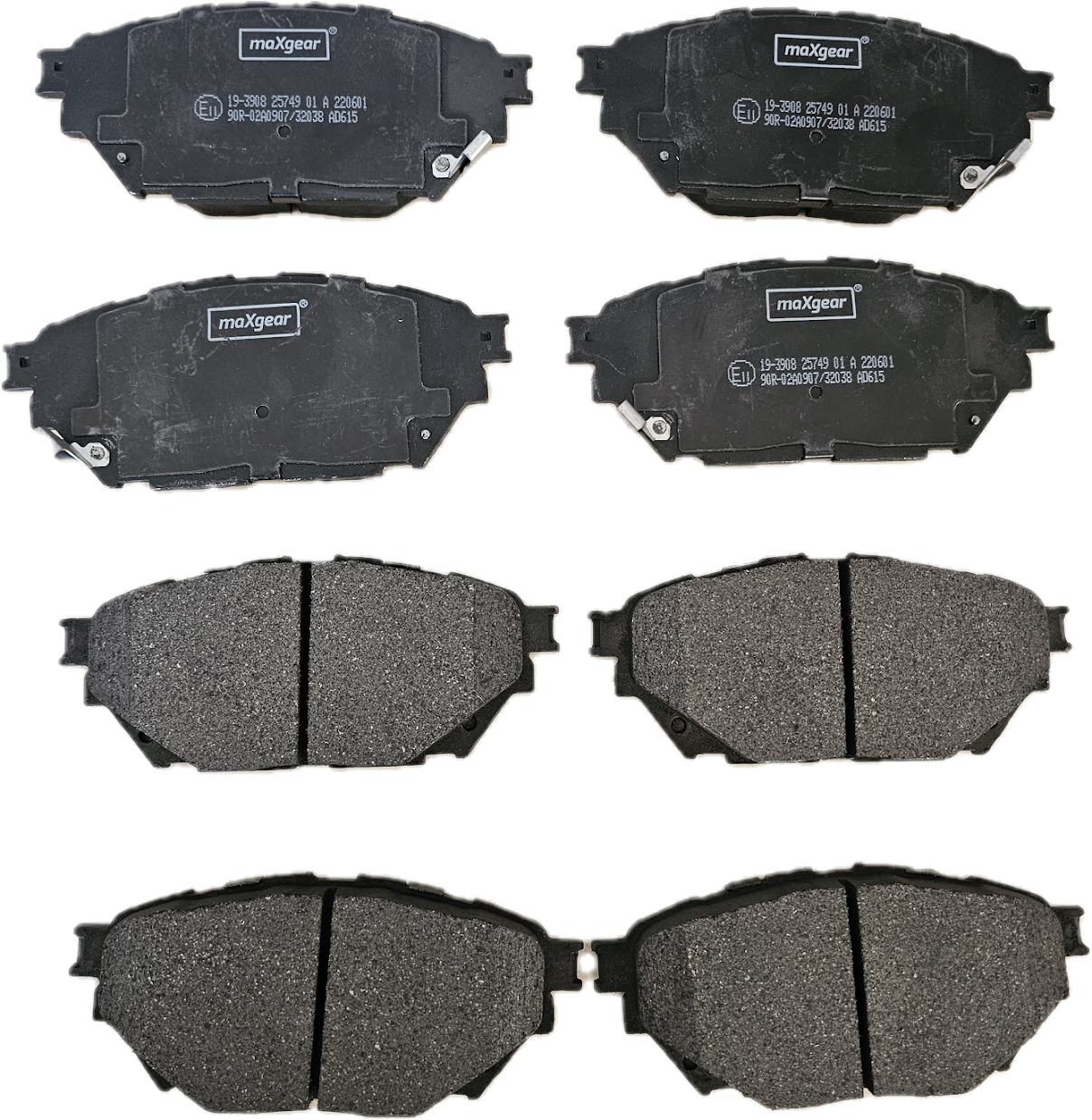 Колодки гальмівні передні/задні CANTER FUSO/PRESTIJ (ML252415/MK585933/ML224649) MAXGEAR