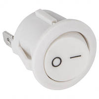 Перемикач Daier KCD1-5-102W, ON-ON, 3pin, 6A 250VAC, білий