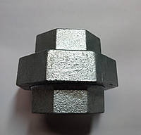 Американка чавунна пряма 1-1/2"вв (ДУ40)