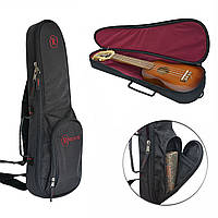 Преміум чохол для укулеле з утепленням та велюровою підкладкою. Вишивка - Renesans. Тришарова конструкція!