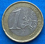 Монета Ірландії 1 євро 2002 р., фото 2
