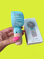 Ручний вентилятор Mini Fan Z8 акумуляторний із USB-зарядкою, фото 6