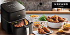 Аерофритюрниця Mozano Air Fry Master 1700 Вт 8 л — 12 програм, сенсорне керування, тефлонове покриття, фото 8